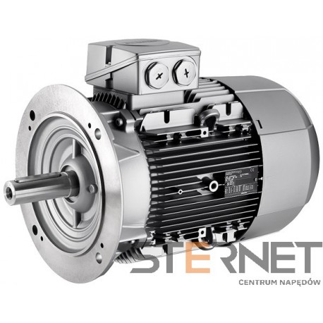 Silnik trójfazowy prod. Siemens- Moc: 5,5kW- Prędkość: 2950obr/min- Napięcie: 500V (), 50Hz- Wielkość: 132S- Wykonanie mechaniczne: kołnierzowy (IMB5/IM3001)- Klasa izolacji F, IP55- Klasa sprawności IE2- 3 czujniki PTC w uzwojeniu